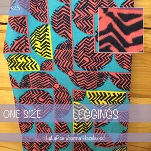 New LuLaRoe OS Leggings 80’s